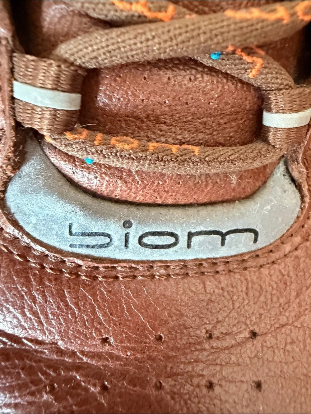 ECCO Mens Golf Shoes Biom Hydromax Cocoa Brown Fanta Lace Up Leather Size 45
